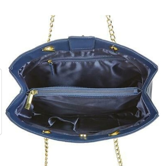 💛Joy and Iman diamond quilted leather satchel /RF - Picture 5 of 6